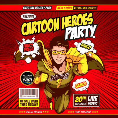 Ants Hill SUPER SATURDAY: Cartoon Heroes Party