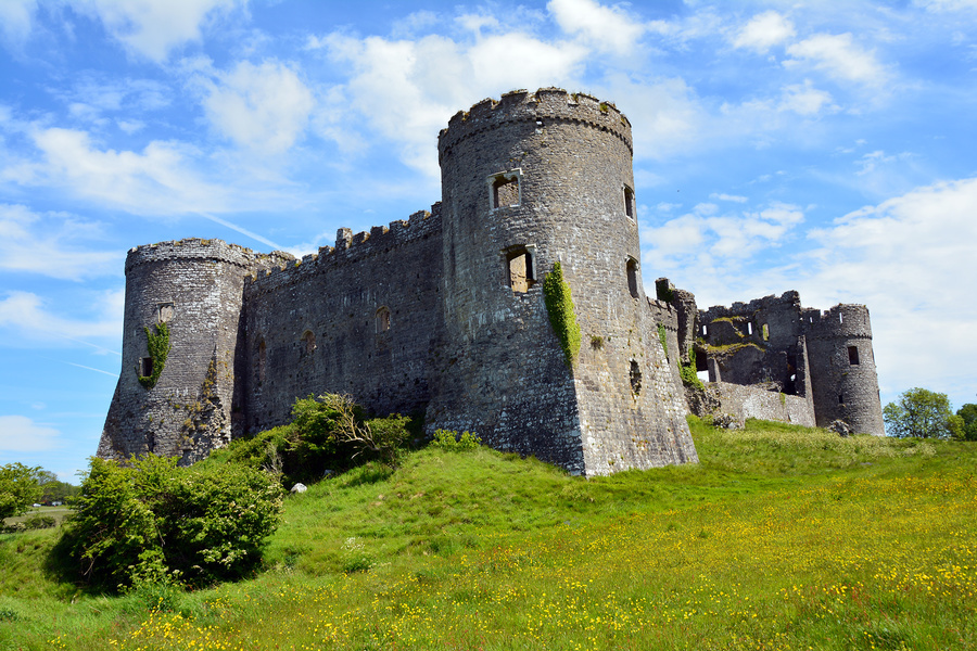 Carew Castle And Tidal Mill