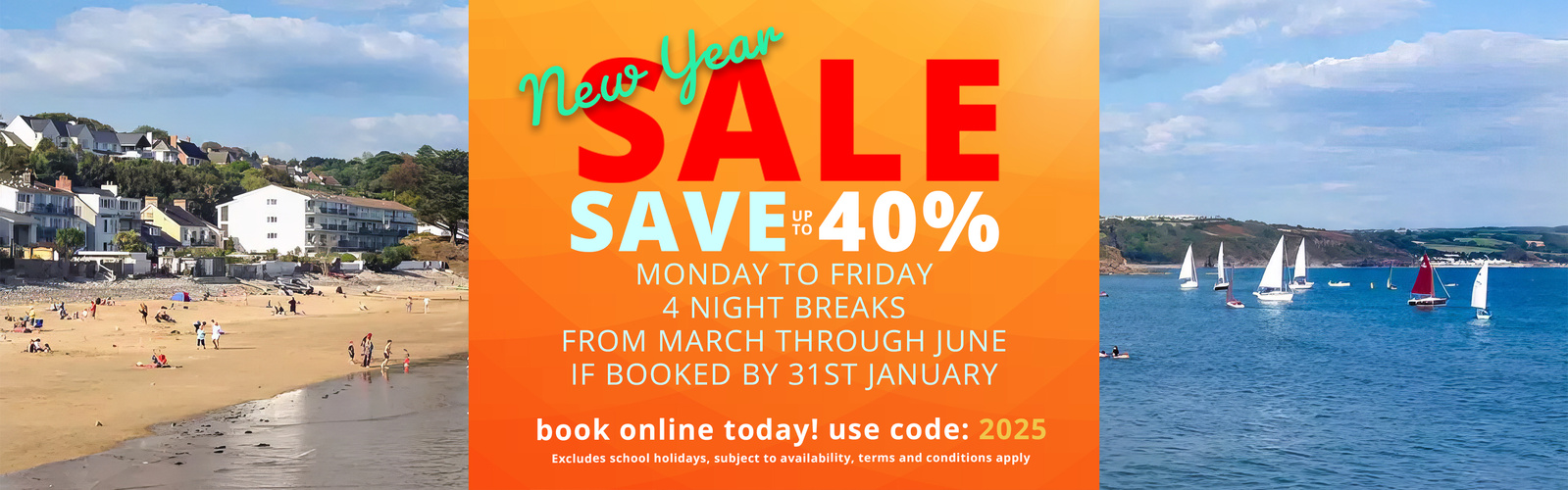 40% Off Mid Week Breaks